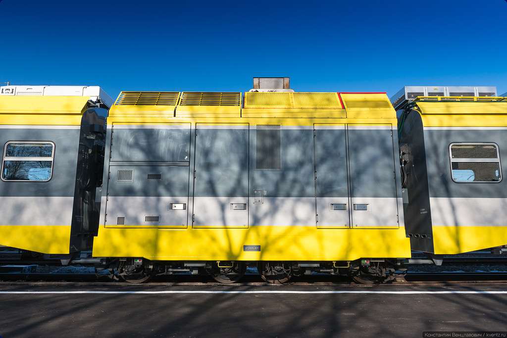 Силовой модуль Stadler. Вид со стороны двигателя