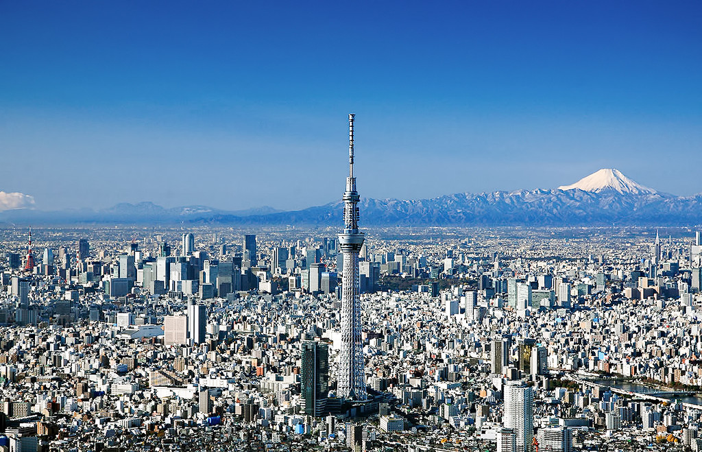 Телебашня Tokyo Skytree, Токио, Япония
